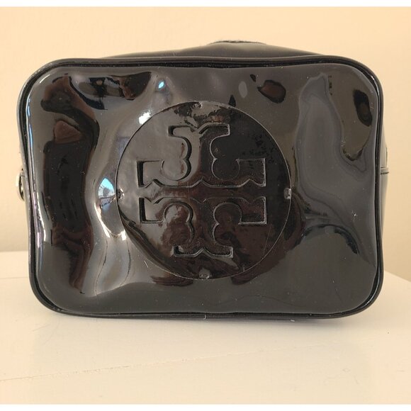 Tory Burch Handbags - Tory Burch Cosmetic Bag Patent Leather Pouch